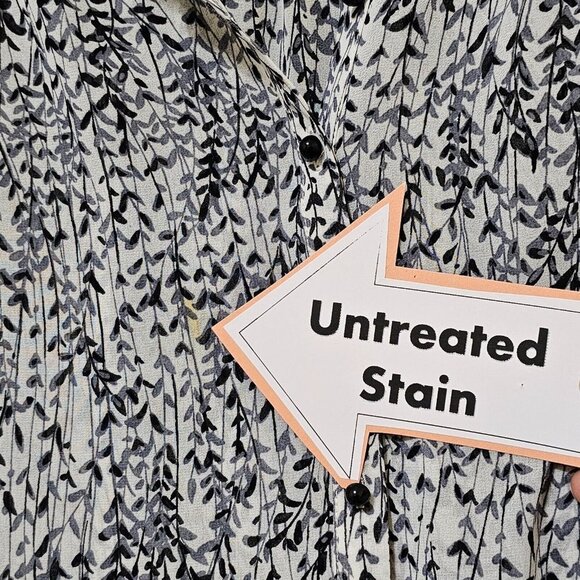 Coldwater Creek Boho Top Women Small Button Popover Blouse Semi Sheer‎ Light - Picture 7 of 16